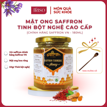Mật ong Saffron tinh bột nghệ 180ml