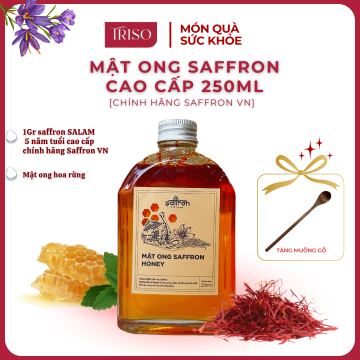 Mật ong ngâm Saffron SALAM 250ml cao cấp