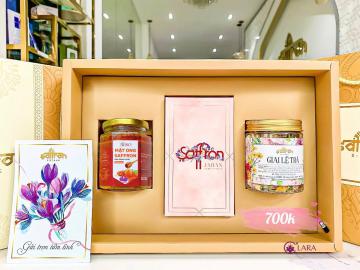 Hộp quà tết ROYAR #6 - Saffron JAHAN + Mật ong saffron + Giai lệ