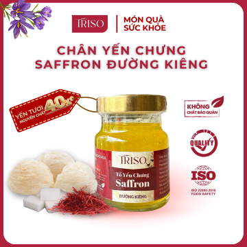 Yến chưng saffron đường kiêng {40% yến}