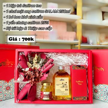 Set quà có hoa #4 - Qùa tặng sức khỏe