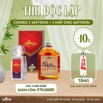 COMPO SAFFRON SALAM 1GR + MẬT ONG SAFFRON 250ML