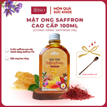 Mật ong ngâm saffron chai 100ml