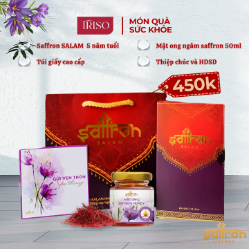 SAFFRON SALAM hộp 1GR {Tặng mật ong saffron 50ml}