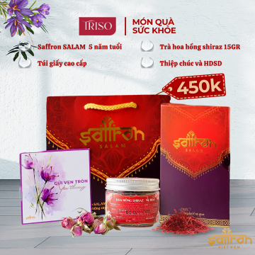 SAFFRON SALAM hộp 1GR {Tặng trà hoa hồng shiraz}
