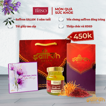 SAFFRON SALAM hộp 1GR {Tặng yến chưng saffron đông trùng}