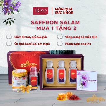 {Mua 1 tặng 2} Compo 3GR SAFFRON SALAM - Tặng 1gr SALAM + Giai lệ trà