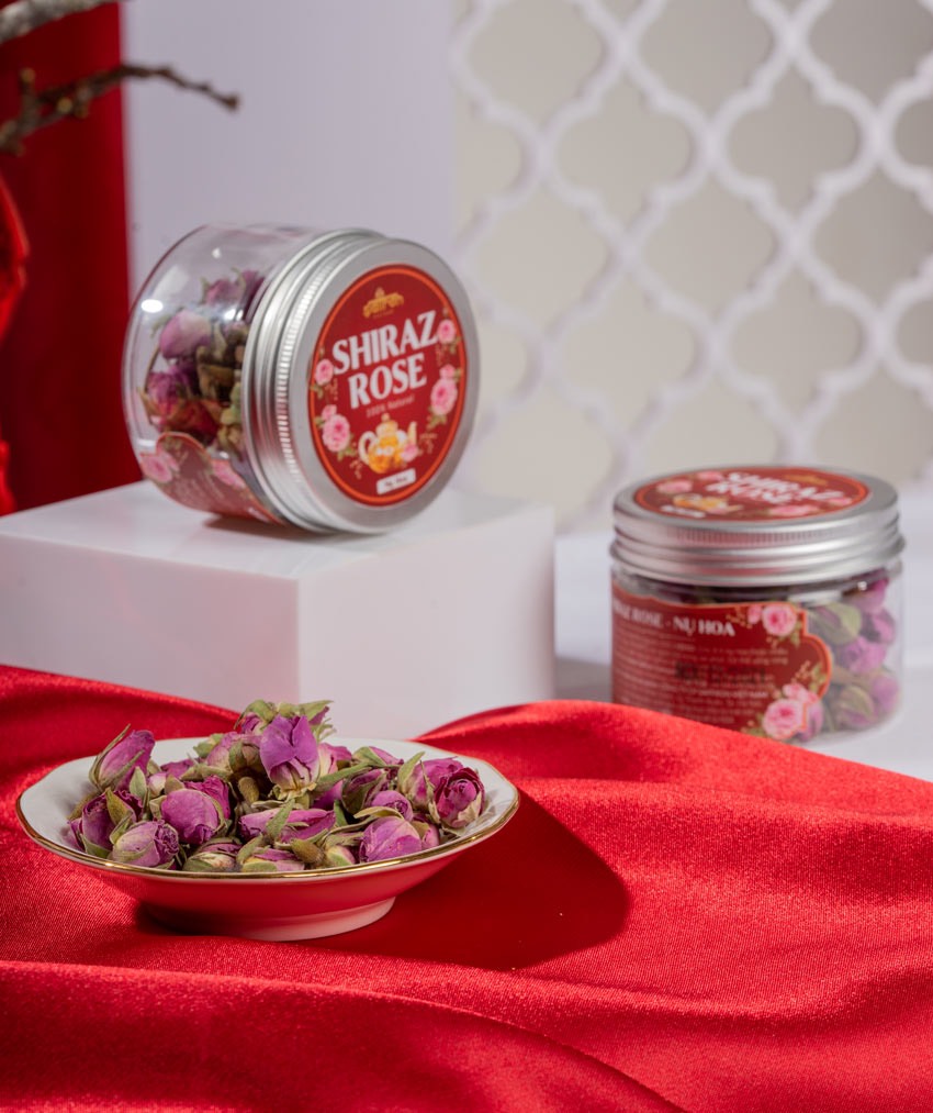 Set quà 20/11 Farah (Mật ong saffron Đông trùng hạ thảo & 2 hũ trà)