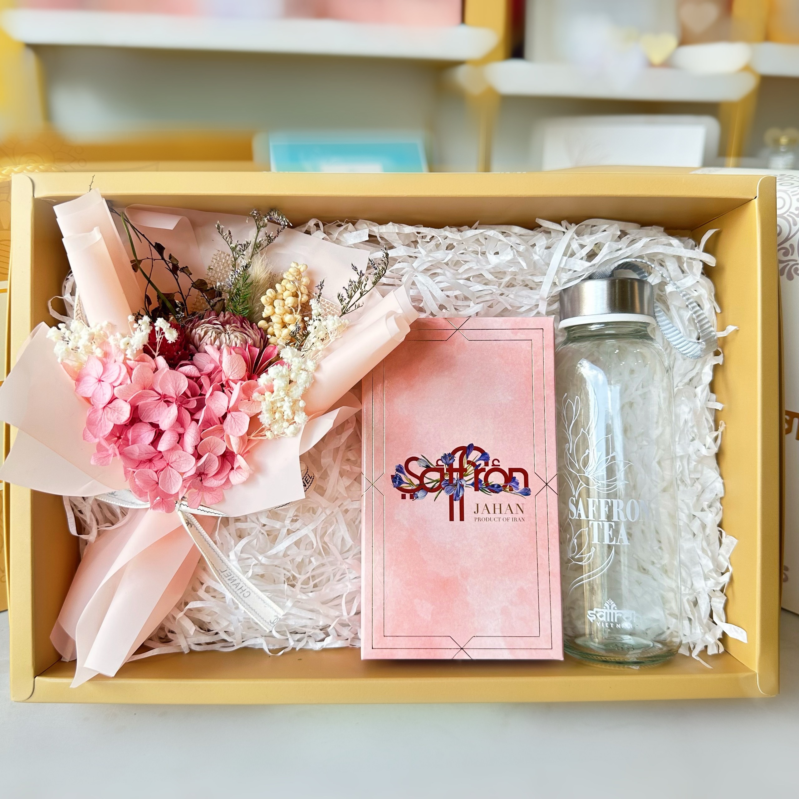 Set quà có hoa #1 - Qùa tặng sức khỏe