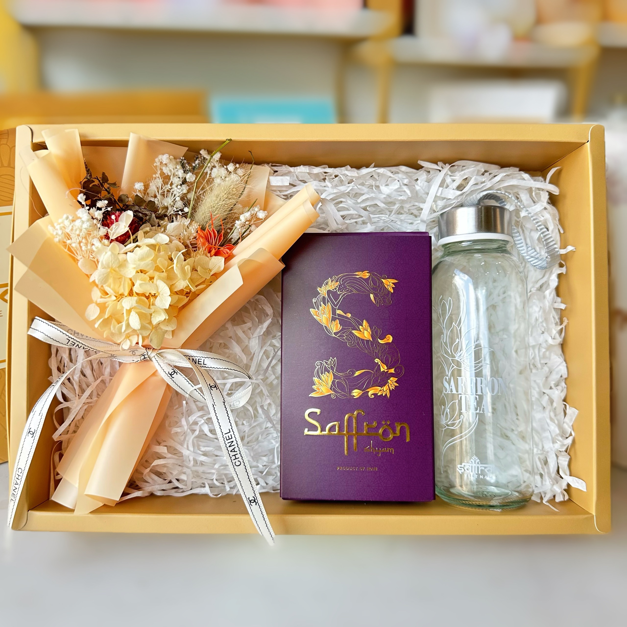 Set quà có hoa #2 - Qùa tặng sức khỏe