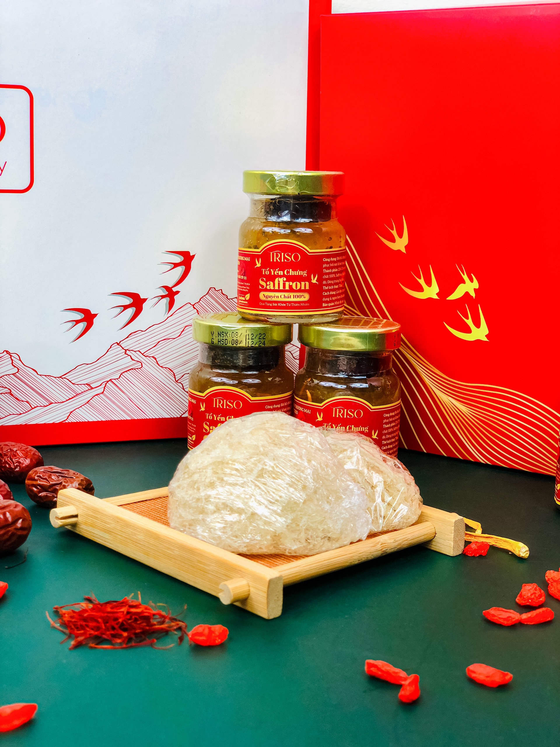 Set quà có hoa #5 - Qùa tặng sức khỏe