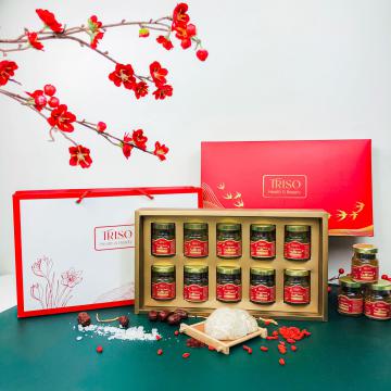 10 hủ Yến chưng saffron táo đỏ hạt chia - 40% yến