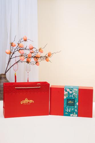 Hộp quà tết EMAD #14 - Saffron Jahan + 4 loại mứt hạt